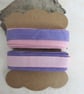 Brazilwood Logwood Natural Dye Pink Purple Cotton Ribbon Tape - Image 3