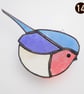 Stained Glass Robin Suncatcher Decoration - Image 3