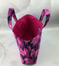 Roses tote bag, Floral shopper, handmade in Sussex - Image 4