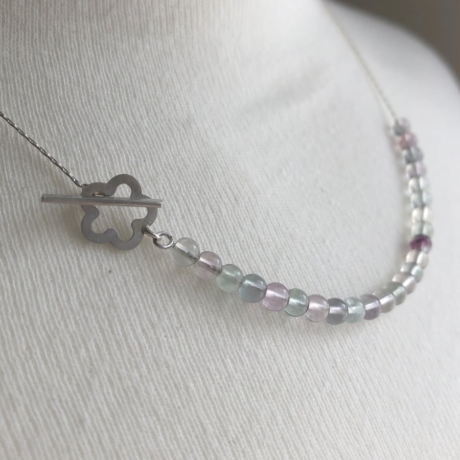 Hanami Necklace with Fluorite