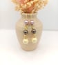 Earrings & Bracelet Set - Neapolitan Pastel Crystal Pearl Gift Set  - Image 5