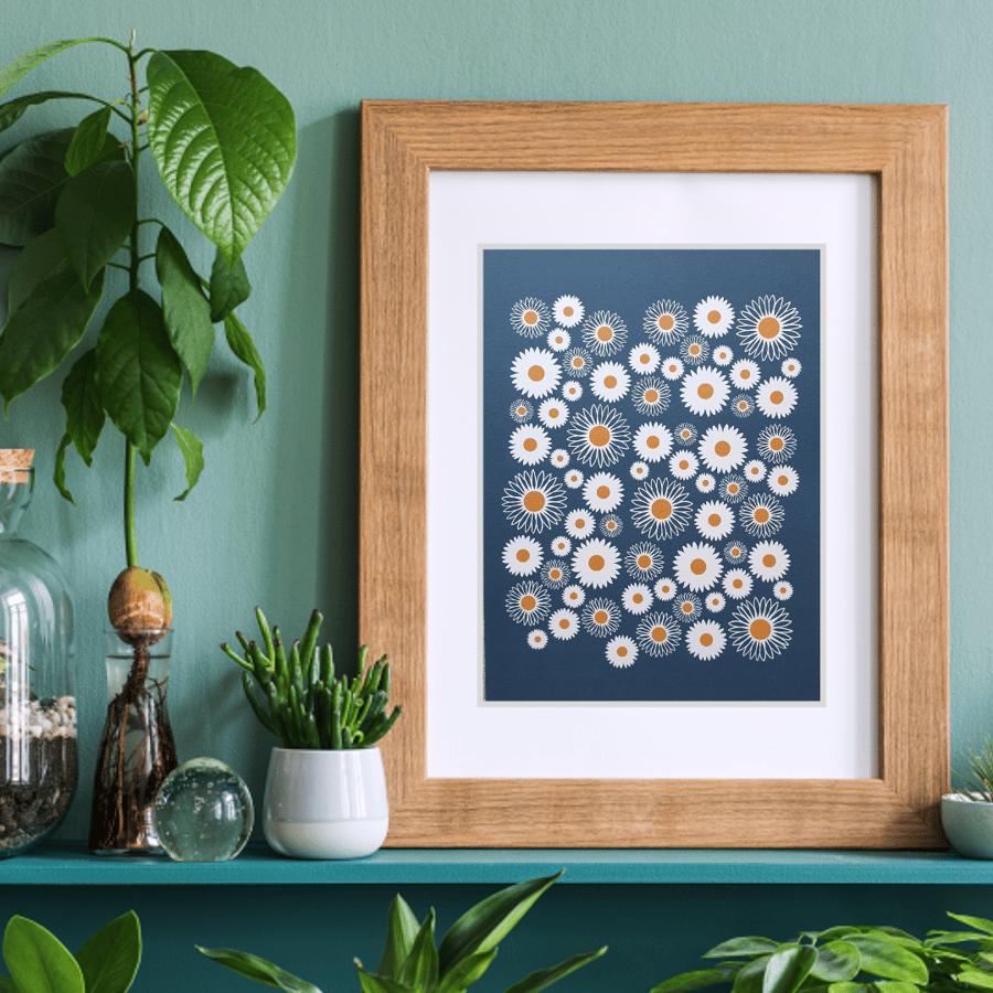 Daisies A5 Art Print