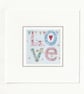 Love card in pale blue - Image 1