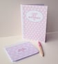 Notebook Set & Pencil,Set of Two Notebooks & Mini Pencil,Handmade Notebooks - Image 1