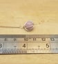 Pink Kunzite circle pendant necklace. Sterling silver - Image 4