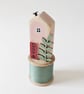 Little Wooden House on a Vintage Bobbin 'Love'  - Image 2