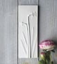 Daffodil Plaster Cast Wall Plaque on Wood, Limited Edition - Image 2