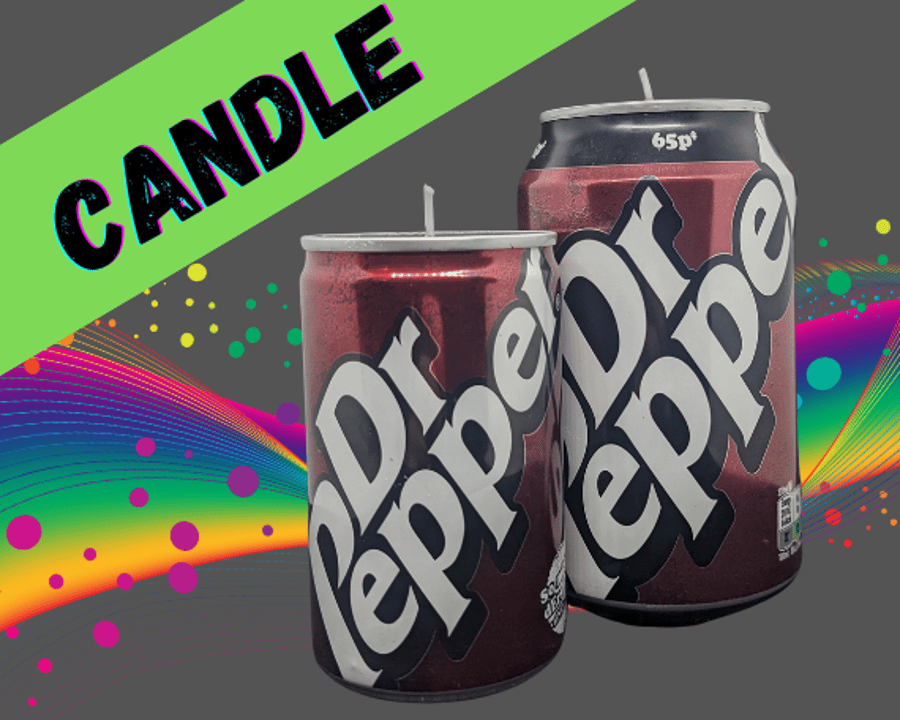 Dr Pepper Soda Candle
