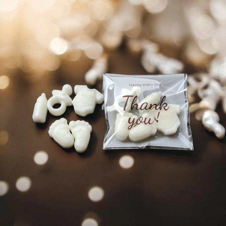 Handmade wax melts Assorted Baby Shaped melts 4 packs Highly Scented 