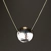 Planished Silver Pendant