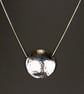 Planished Silver Pendant
