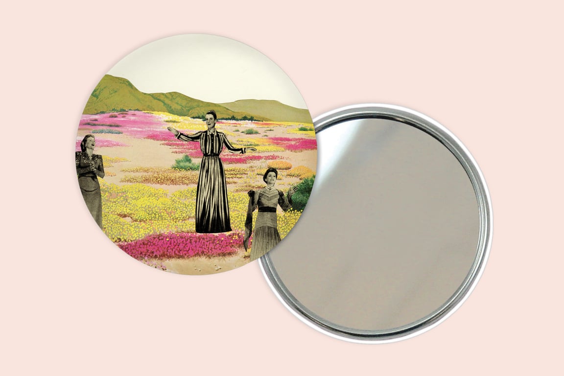 Portrait Pocket Mirror - Human Cacti