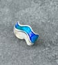 Enamel Wave Ring, Ocean Turquoise Wave Ring, sea ring, ocean wave ring, enamel,  - Image 7