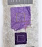 Colourful Combinations Grey Purple Handstitched Geometric Art Pictures - Image 2