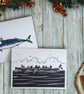 Gig Rowers Christmas Card - rowing, Cornish pilot gig, Cornwall, Xmas row - Image 6