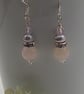 Rose Quartz and Freshwater Pearl earrings - Image 7