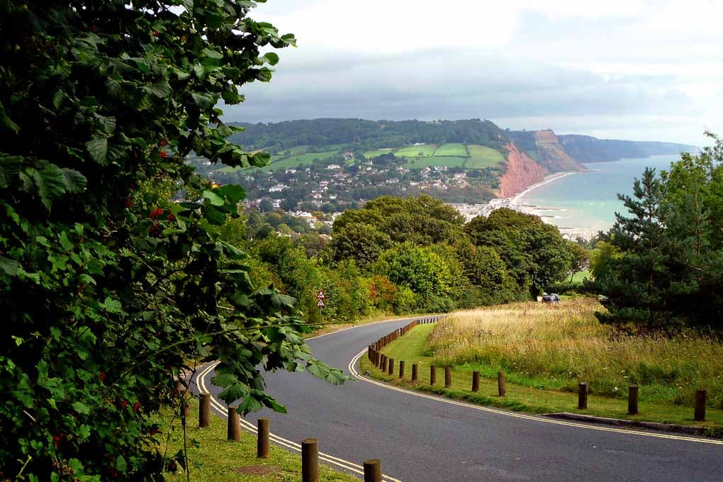 Sidmouth Jurassic Coast Devon England UK Photograph Print