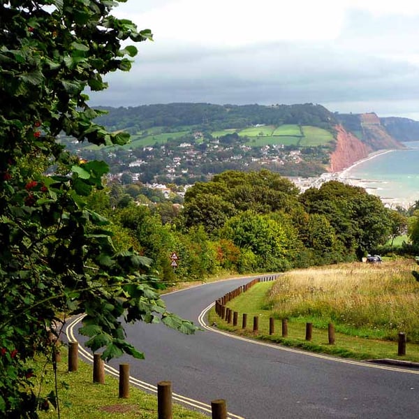 Sidmouth Jurassic Coast Devon England UK Photograph Print