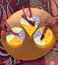 Vardo, Sun and Stars - hand painted hanging decorations (set of 3)