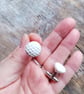 golf ball cufflinks- polymer clay - Image 2