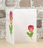 Birthday Card Floral Viola - Image 2
