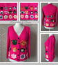Hot pink fun cardigan - Image 1