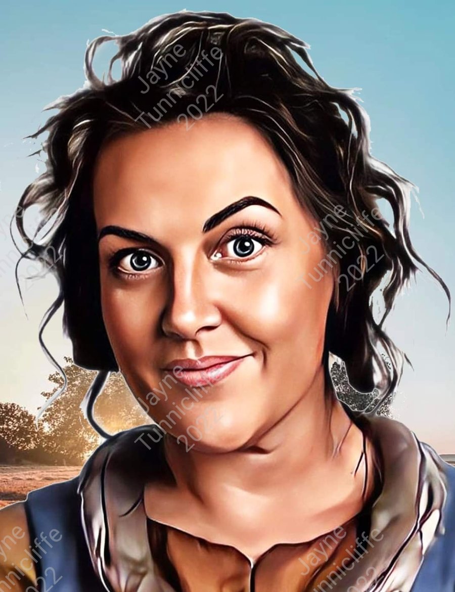 Mary from Ghosts 10 x 8 inch ltd edition art print - free shipping in UK