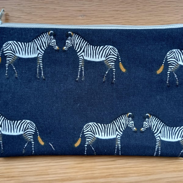 Zebra Storage pouch - ideal gift  make up bag