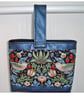 Wheelchair Mobility Bag Handbag Walking Frame Walker Bag Caddy Strawberry Thief - Image 1