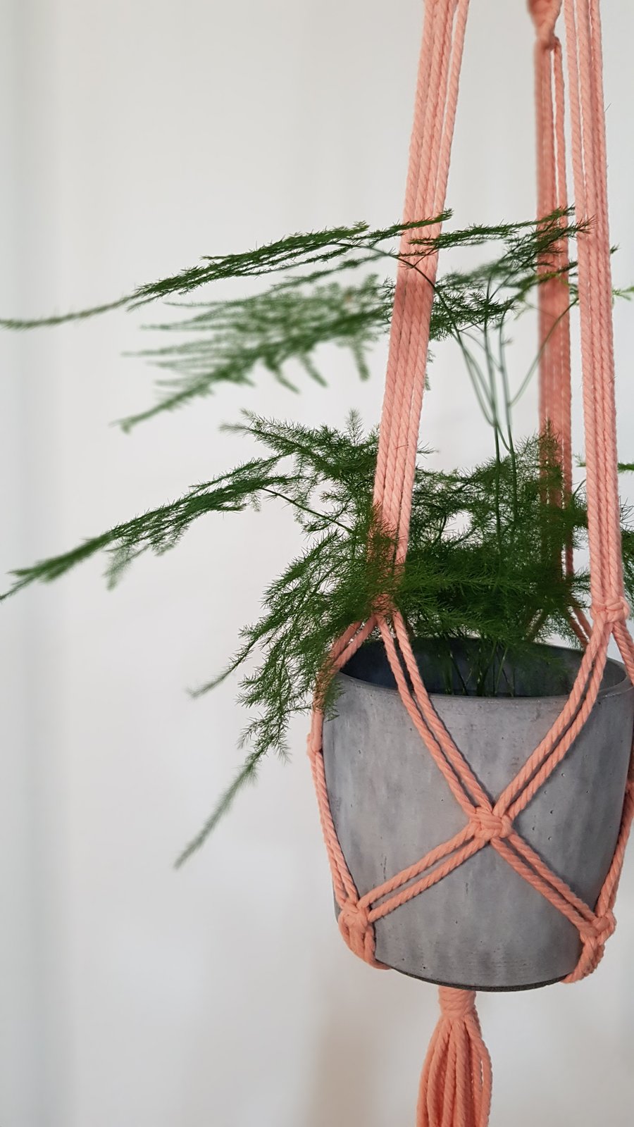 Macramé Plant Hanger - Made To Order (custom)