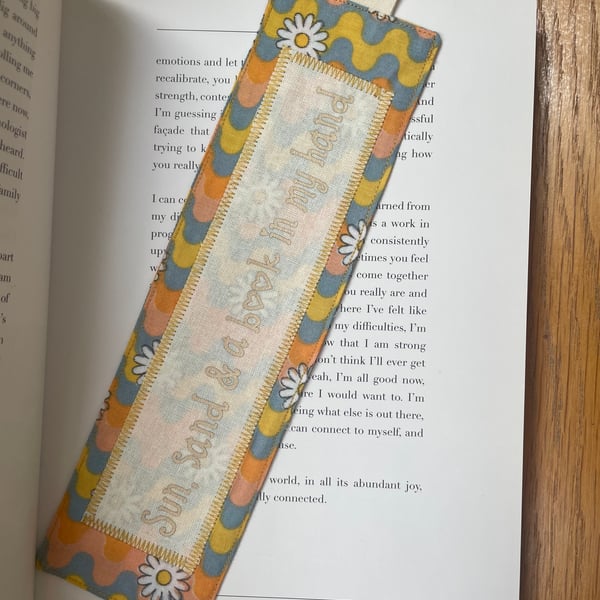 Daisy retro, bookmark 