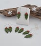 Holly Earrings - Fused Glass - Choice of Ear Wires - Image 9