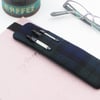 Tartan Pen Holder with Planner Band