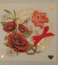 Happy Mother's Day Card Red Poppies with Gold Hearts 3D Luxury Handmade Card - Image 1