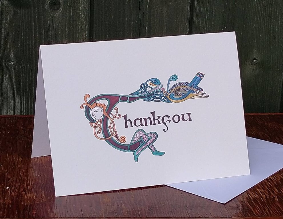 Celtic Artwork Thankyou card