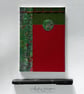Small Handmade Blank Journal Note Book A6 Red and Green A6 - Image 2