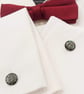 Round Silver Night Crystal Button Cuff Links, Gift for Him, Crystal Cuff Links - Image 7