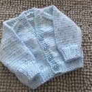 14" Baby Blue V Neck Cardigan