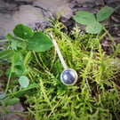 Sterling silver pendant with hematite