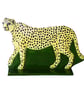 Cheetah Ceramic Ornament - Handmade - Image 1