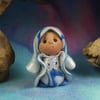 Spring Sale ... Tiny Magical Gnome 'Rhyll' OOAK Sculpt by Ann Galvin