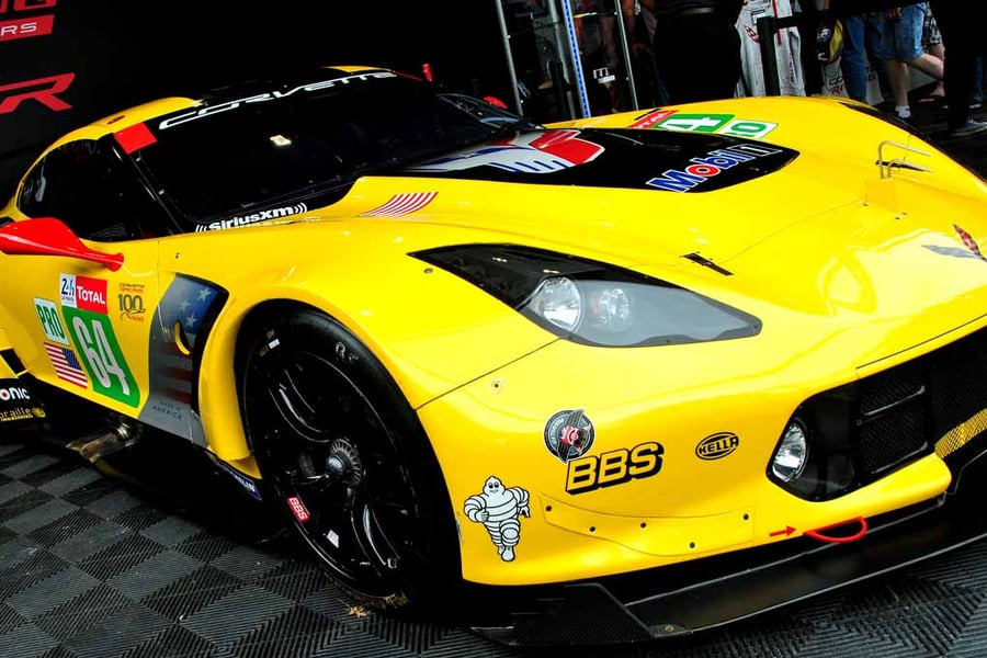 Chevrolet Corvette C7.R no64 Sports Car Photograph Print