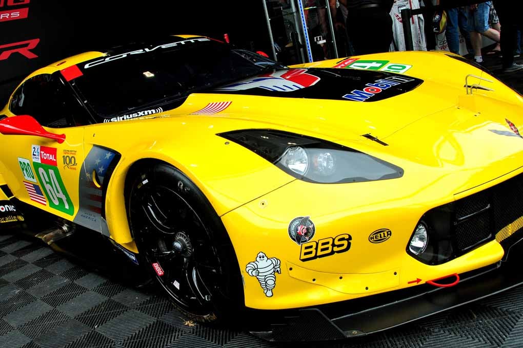 Chevrolet Corvette C7.R no64 Sports Car Photograph Print