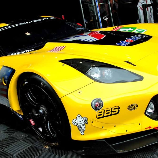 Chevrolet Corvette C7.R no64 Sports Car Photograph Print