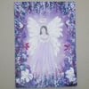 original art hand painted healing angel painting ( ref F 876 J6 )