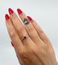 Peridot Amethyst Garnet Citrine Sterling Silver Stacker Ring - Image 6