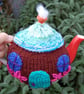  Country cottage tea cosy - hand embroidered - for one or two cup teapot - Image 4