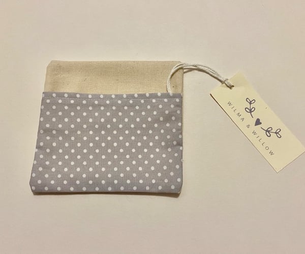 Washable face mask bag- pouch- storage