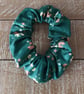Green floral scrunchie  - Image 1