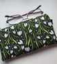 Snowdrops Pencil Case Pouch
